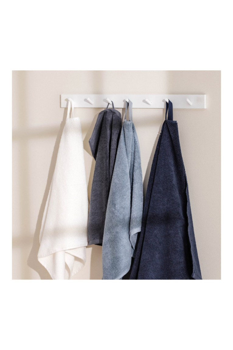 Serviette de bain Strippo Blanc 50 x 90 cm