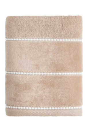 Serviette de bain Velly Beige clair 50 x 90 cm