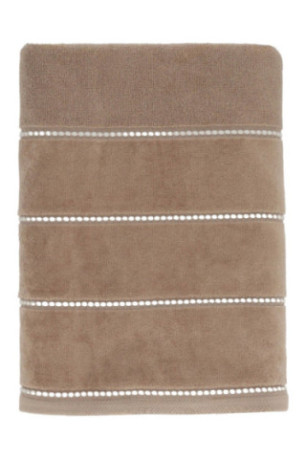 Serviette de bain Velly Beige clair 70 x 130 cm