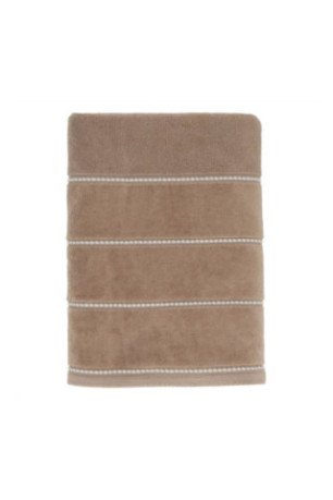 Serviette de bain Velly Beige clair 70 x 130 cm