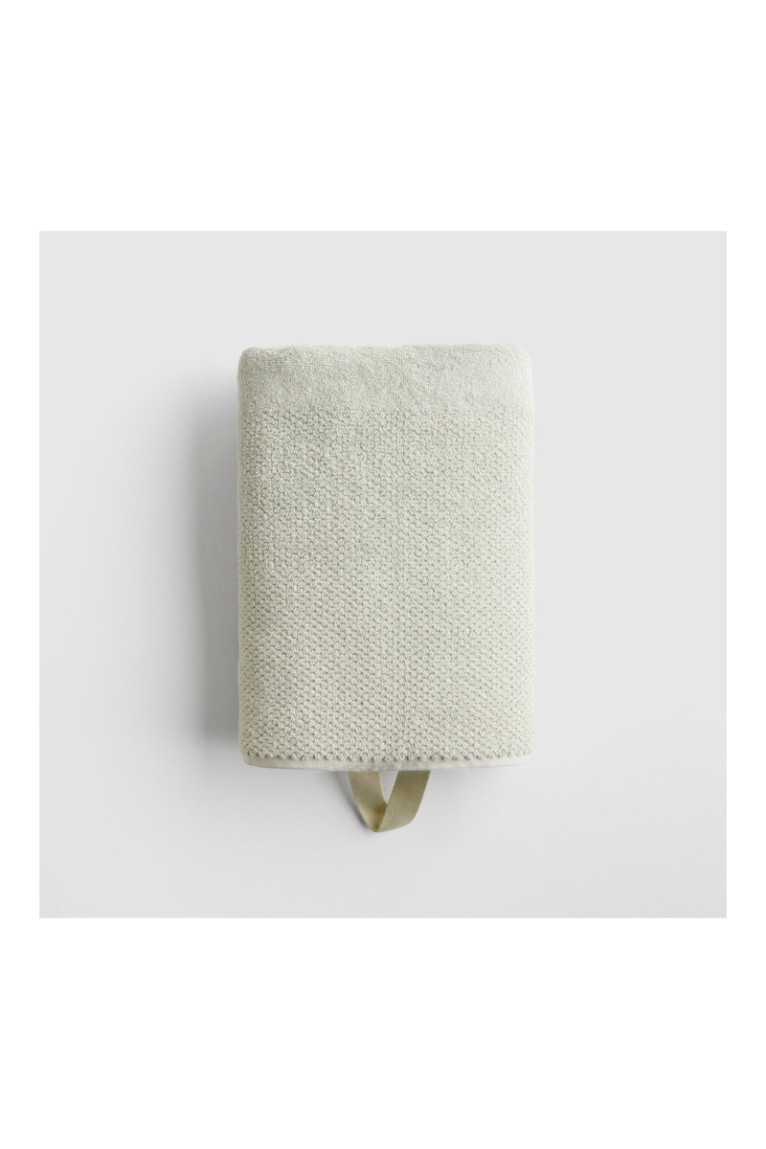 Serviette de bain Strippo Vert clair 50 x 90 cm