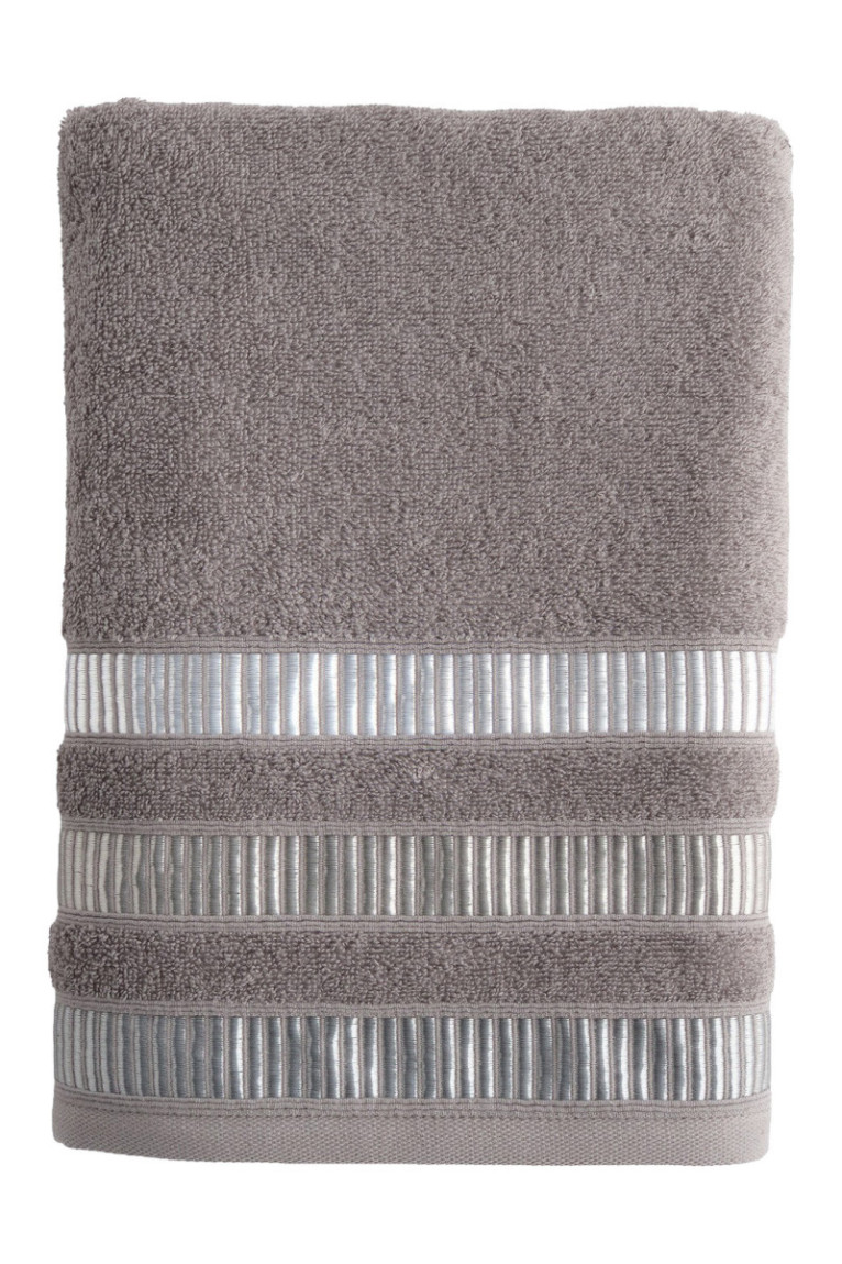 Drap de bain Alicante Gris 70 x 130 cm