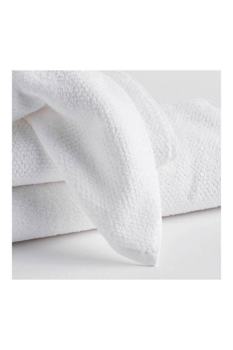 Serviette de bain Strippo Blanche 70 x 130 cm