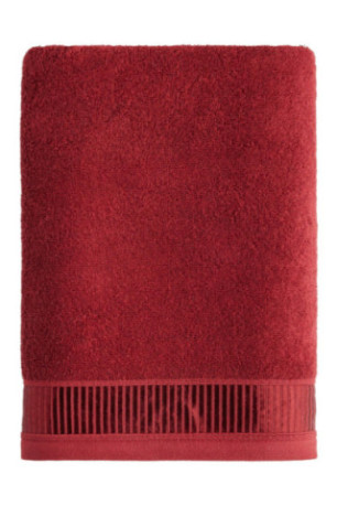 Serviette de bain Alicanty Rouge 70 x 130 cm