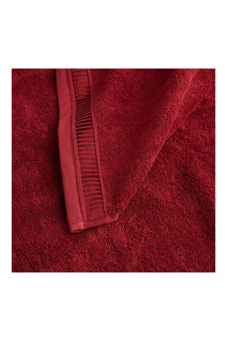 Serviette de bain Alicanty Rouge 70 x 130 cm