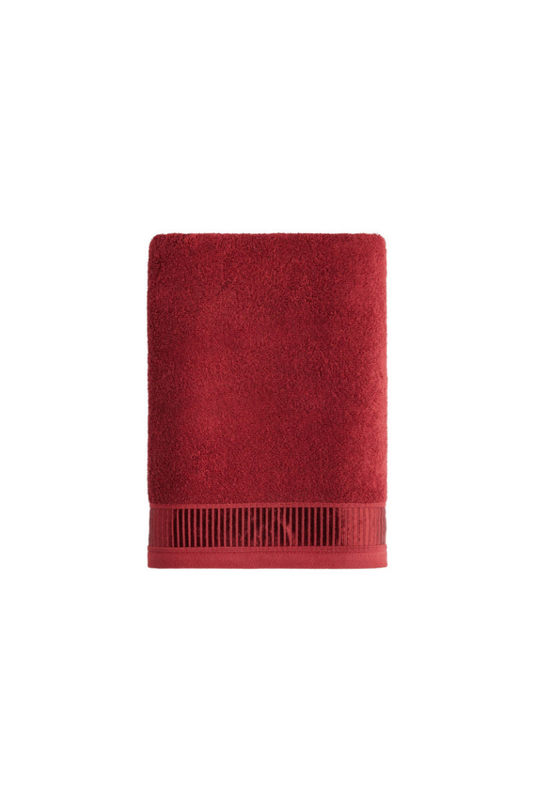 Serviette de bain Alicanty Rouge 70 x 130 cm