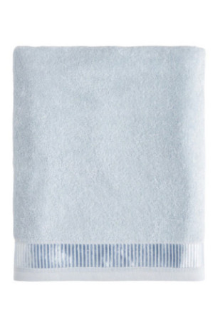 Drap de bain ALICANTY Bleu clair 100 x 150 cm