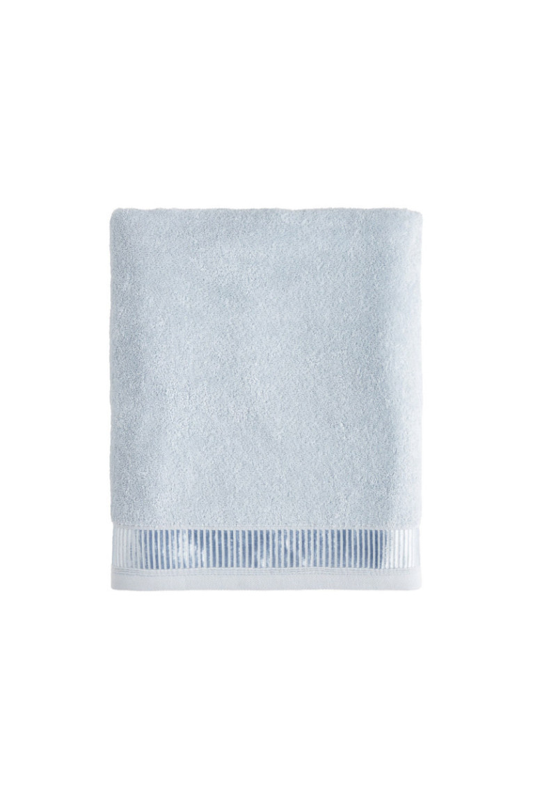 Drap de bain ALICANTY Bleu clair 100 x 150 cm