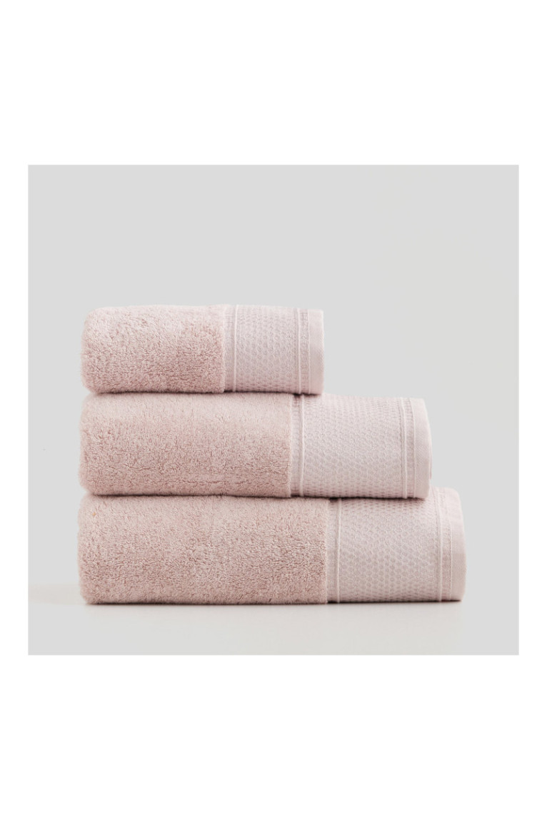 Serviette de bain DESTELLO Rose clair 100 x 140 cm