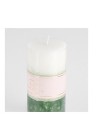 Bougie parfumée Shades Verte 7x7x14 cm