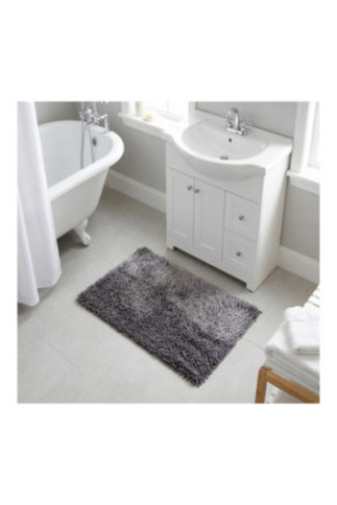 Tapis de bain NIMOS Gris 50 x 80 cm