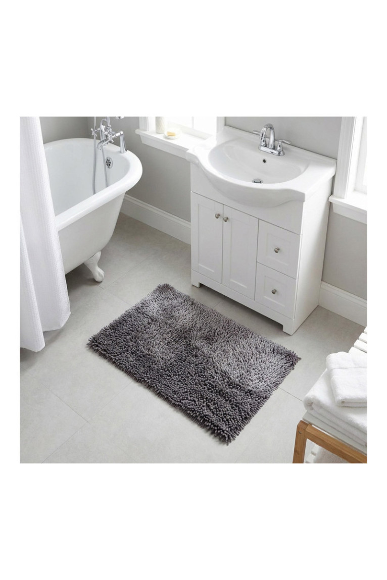 Tapis de bain NIMOS Gris 50 x 80 cm