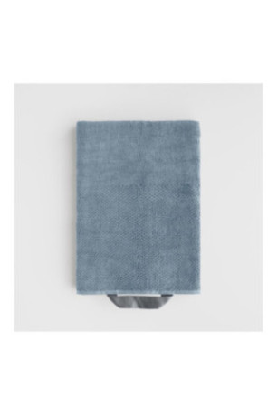 Serviette de bain Strippo Bleu clair 100 x 140 cm