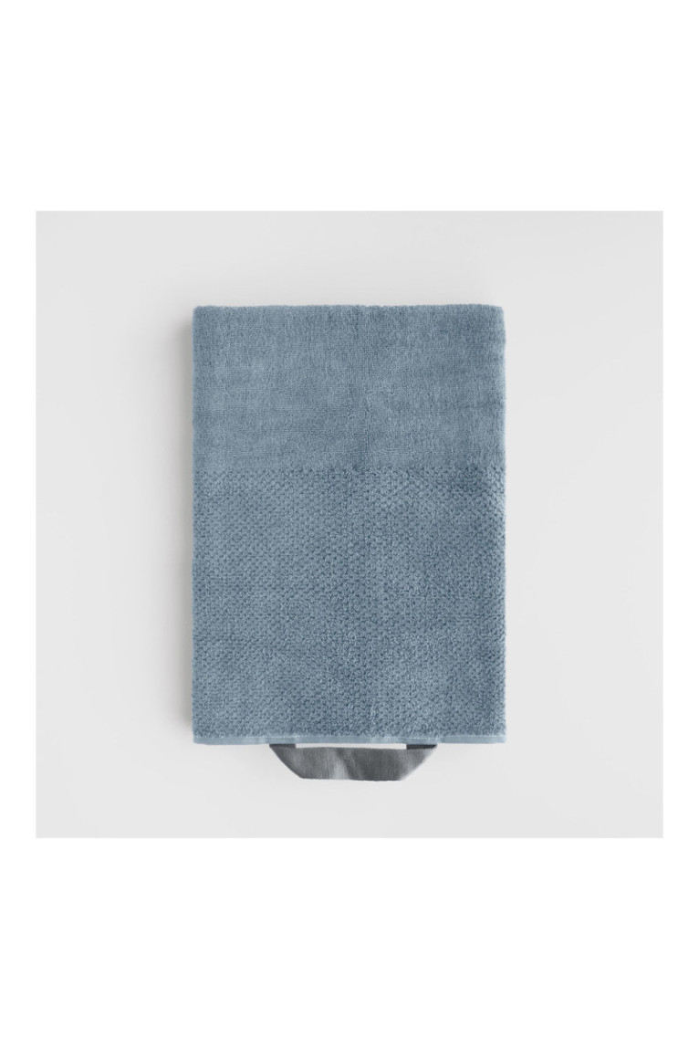 Serviette de bain Strippo Bleu clair 100 x 140 cm