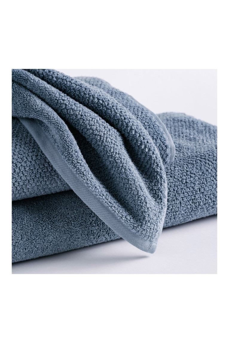 Serviette de bain Strippo Bleu clair 100 x 140 cm