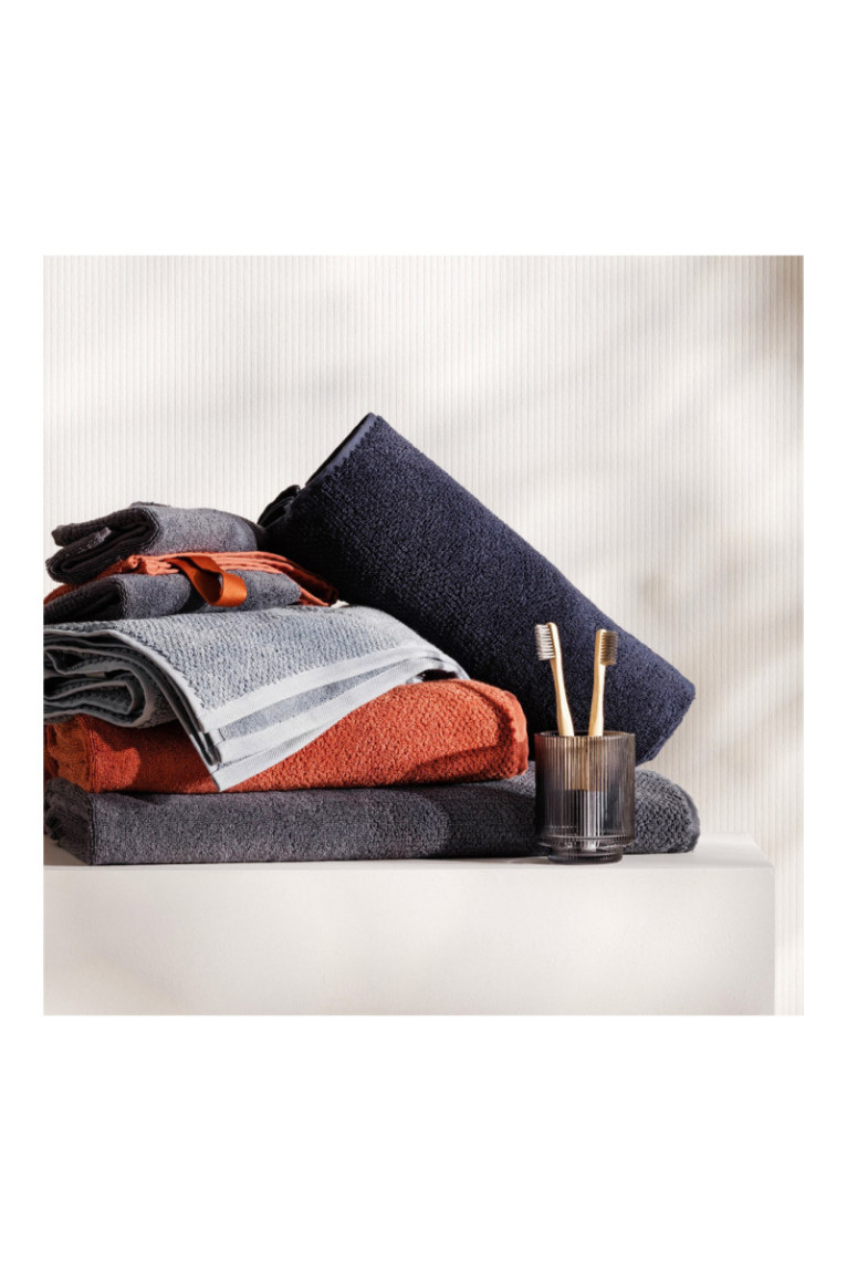 Serviette de bain Strippo Bleu clair 100 x 140 cm