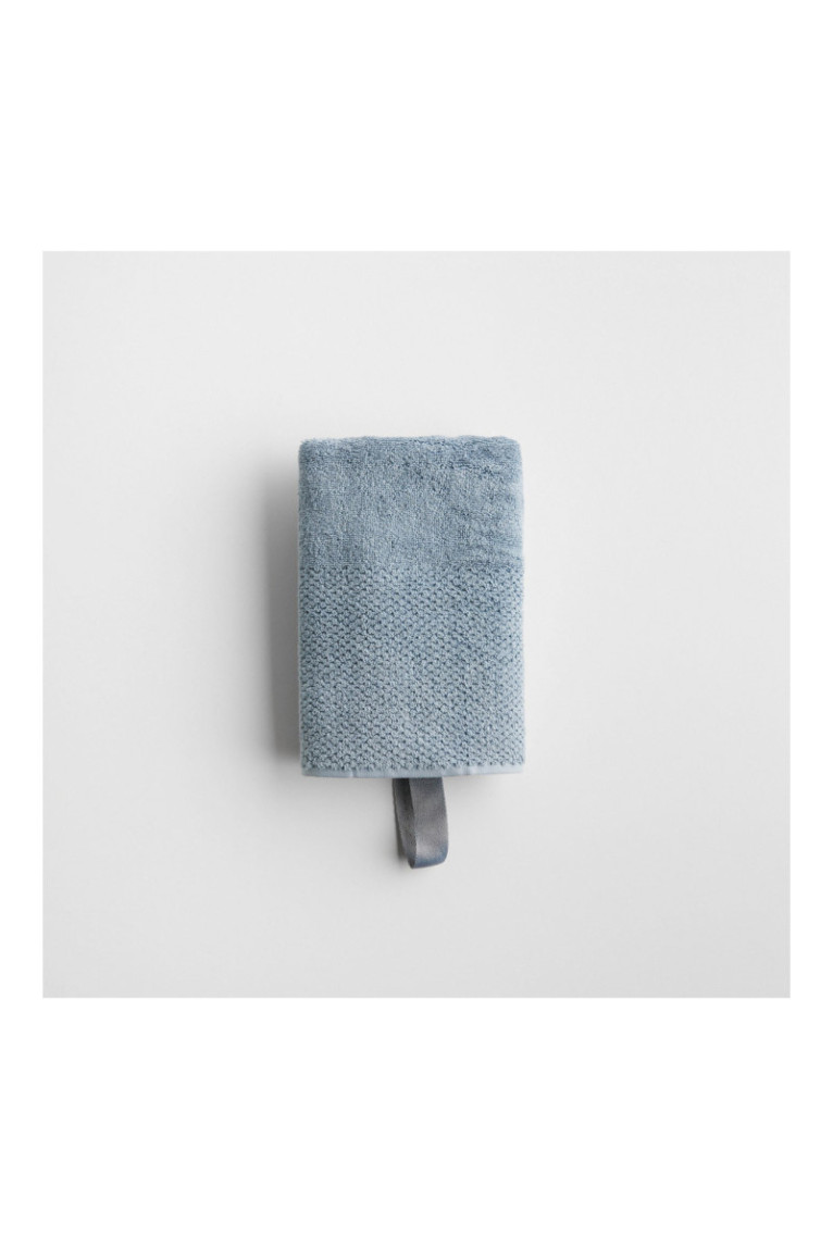 Serviette de bain Strippo Bleu clair 50 x 90 cm