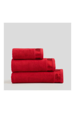 Drap de bain ALICANTY Rouge 70 x 130 cm