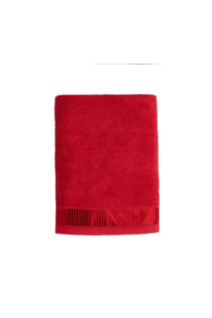 Drap de bain ALICANTY Rouge 70 x 130 cm