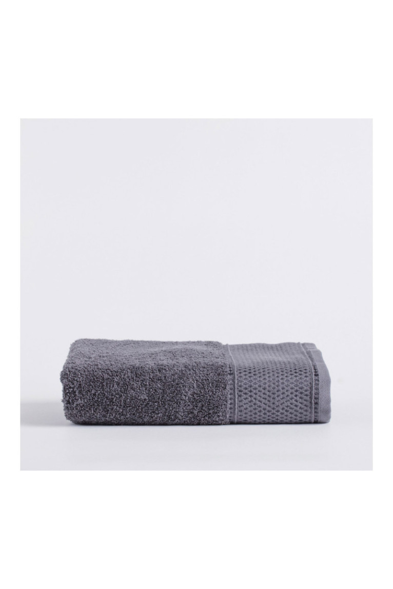 Serviette de bain DESTELLO Gris foncé 70 x 130 cm