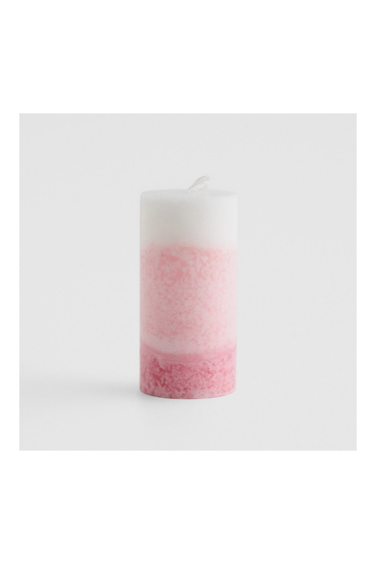 Bougie parfumée Shadeso Rose clair 14 x 7 cm