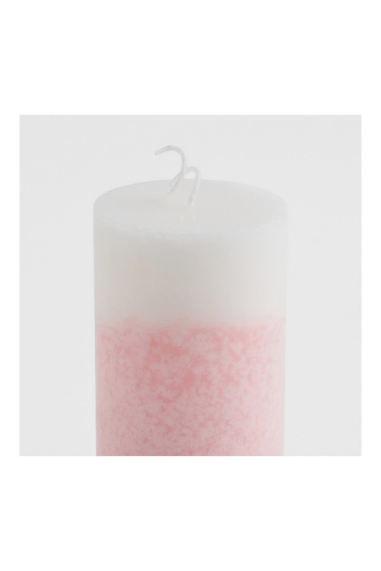 Bougie parfumée Shadeso Rose clair 14 x 7 cm