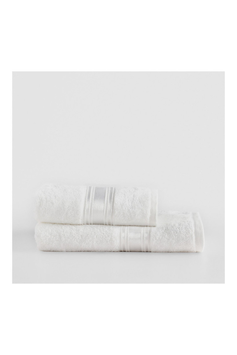 Serviette de toilette Bambos Blanc 50 x 90 cm