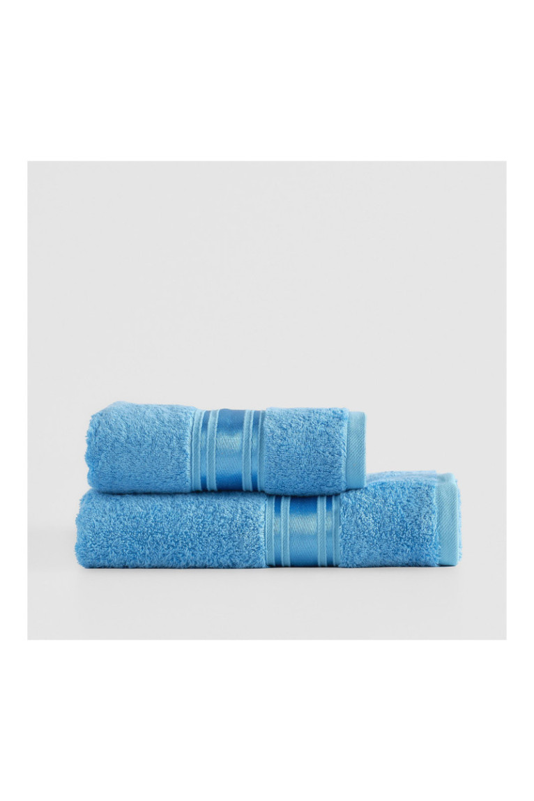 Serviette de bain Bambos Bleu 50 x 90 cm