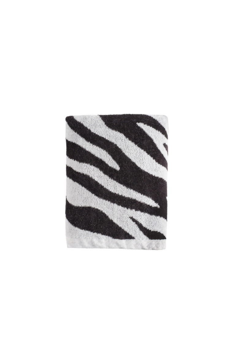 Serviette de bain Zebhra Noir 50 x 90 cm