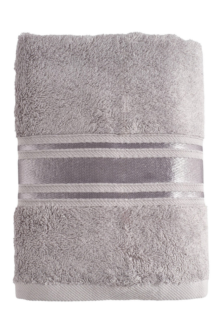 Serviette de bain Bambos Gris clair 50 x 90 cm