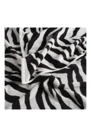 Serviette de bain Zebhra Noir 70 x 130 cm