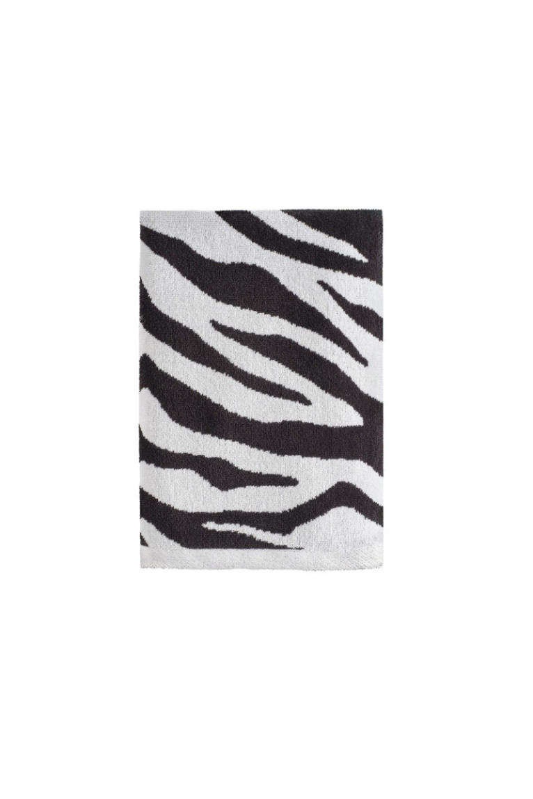 Serviette de bain Zebhra Noir 70 x 130 cm