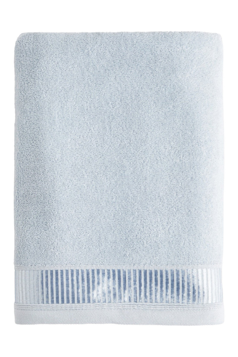 Serviette de bain Alicanty Bleu clair 70 x 130 cm