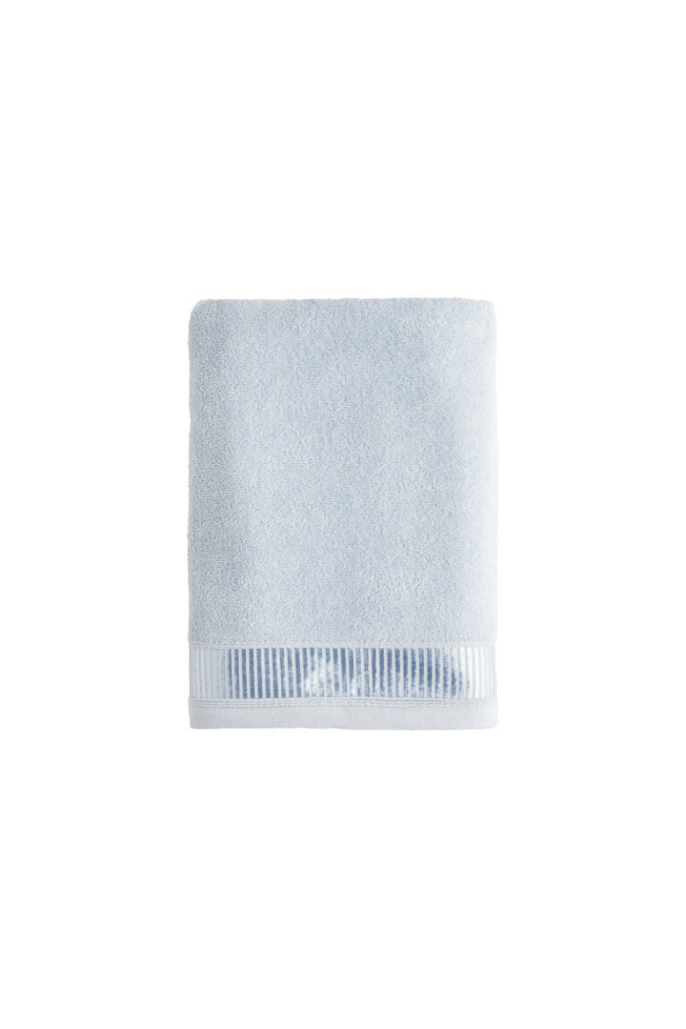 Serviette de bain Alicanty Bleu clair 70 x 130 cm