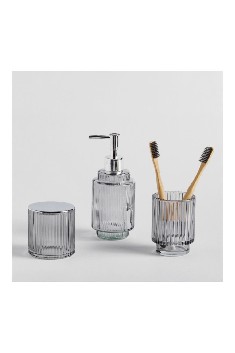 Pot de salle de bain Ryflos Gris 8 cm