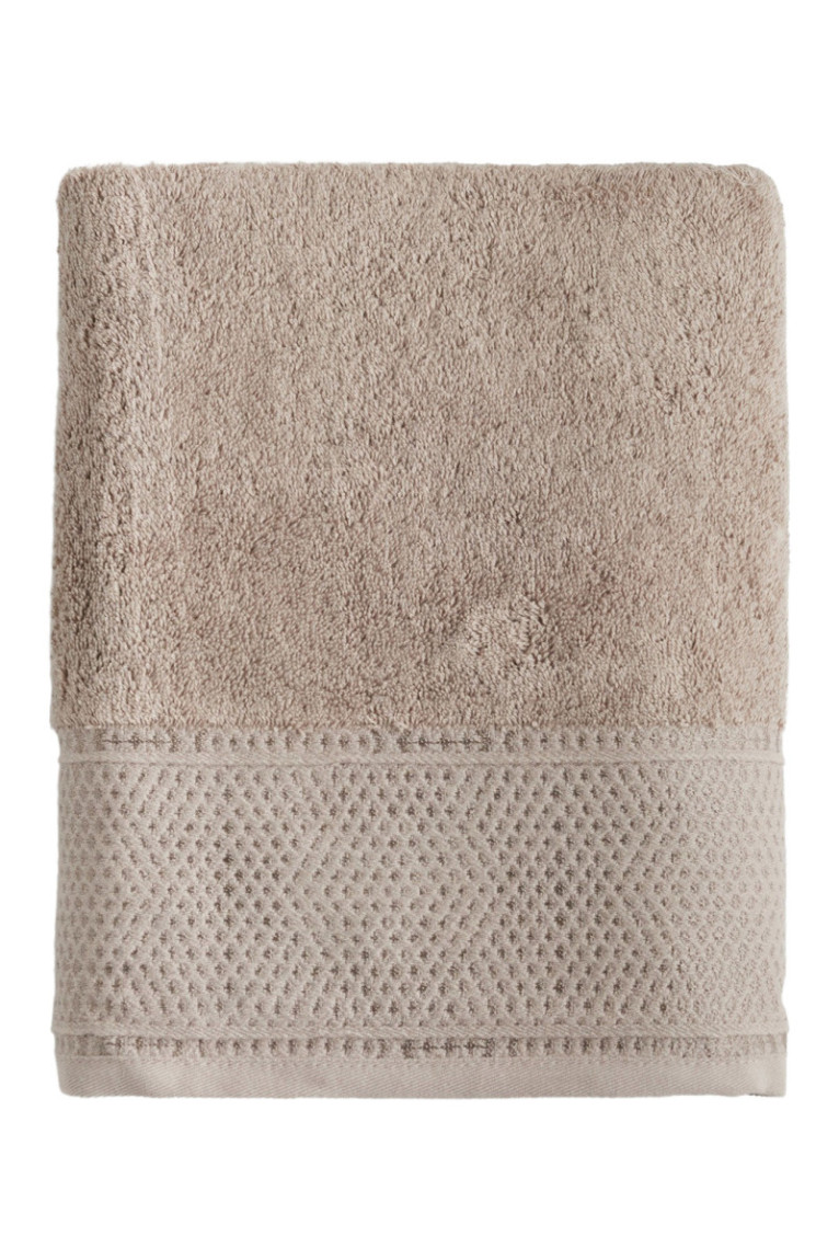 Serviette de bain DESTELLO Marron clair 70 x 130 cm