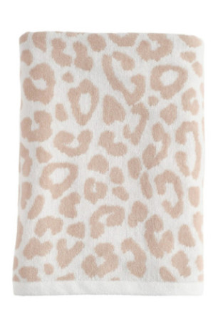 Drap de bain Panther Blanc 70 x 130 cm