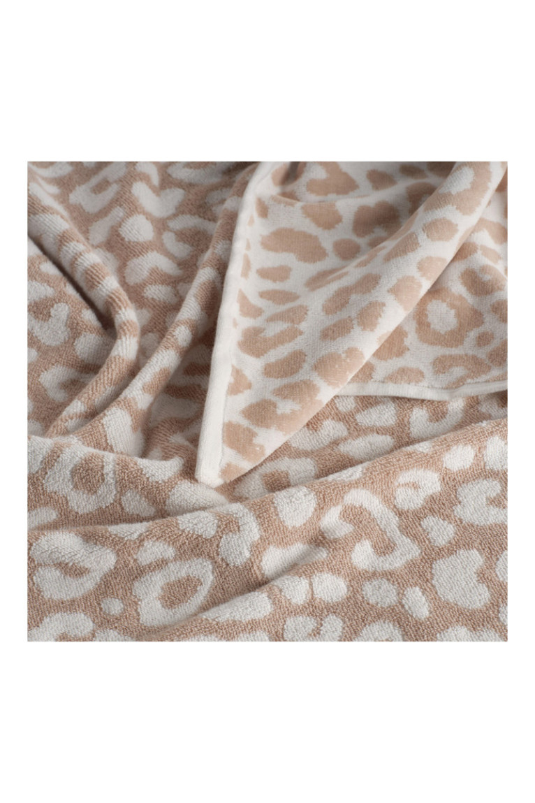 Drap de bain Panther Blanc 70 x 130 cm