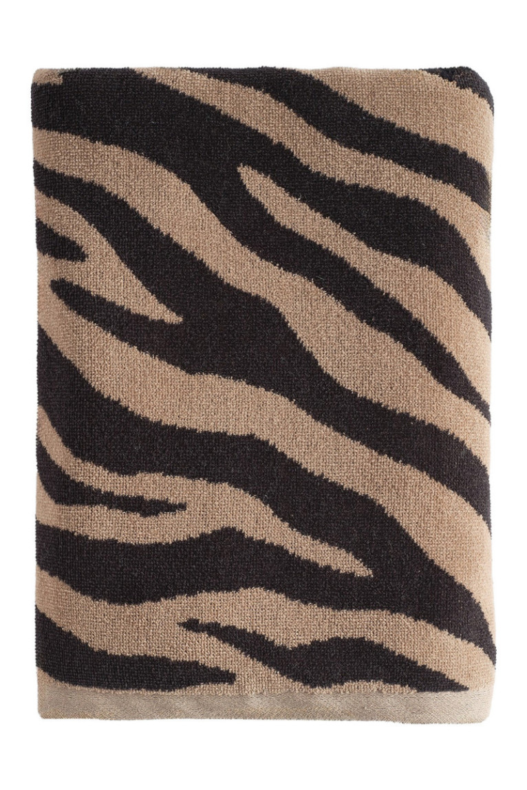 Serviette de bain Zebhra Beige 70 x 130 cm