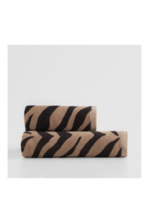 Serviette de bain ZEBHRA Beige 50 x 90 cm