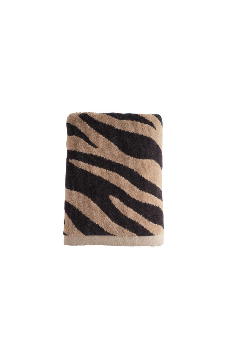 Serviette de bain ZEBHRA Beige 50 x 90 cm
