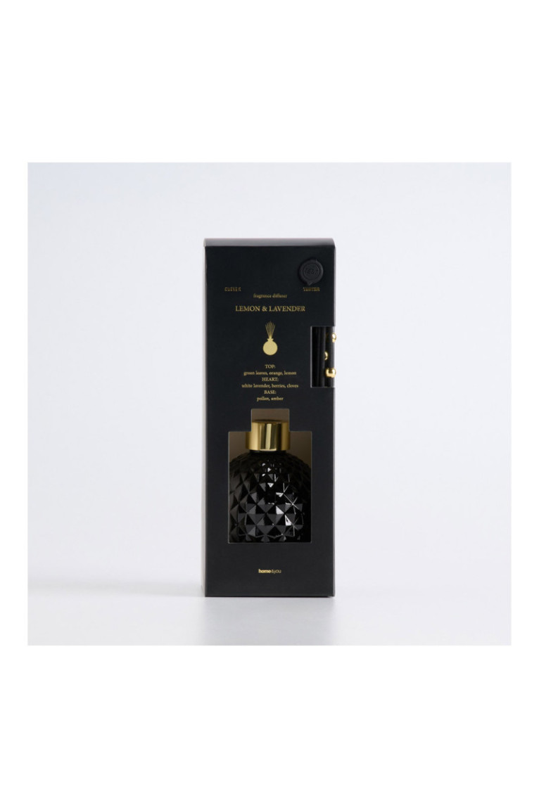 Diffuseur de parfum Cristalia Noir 9 x 9 x 10 cm