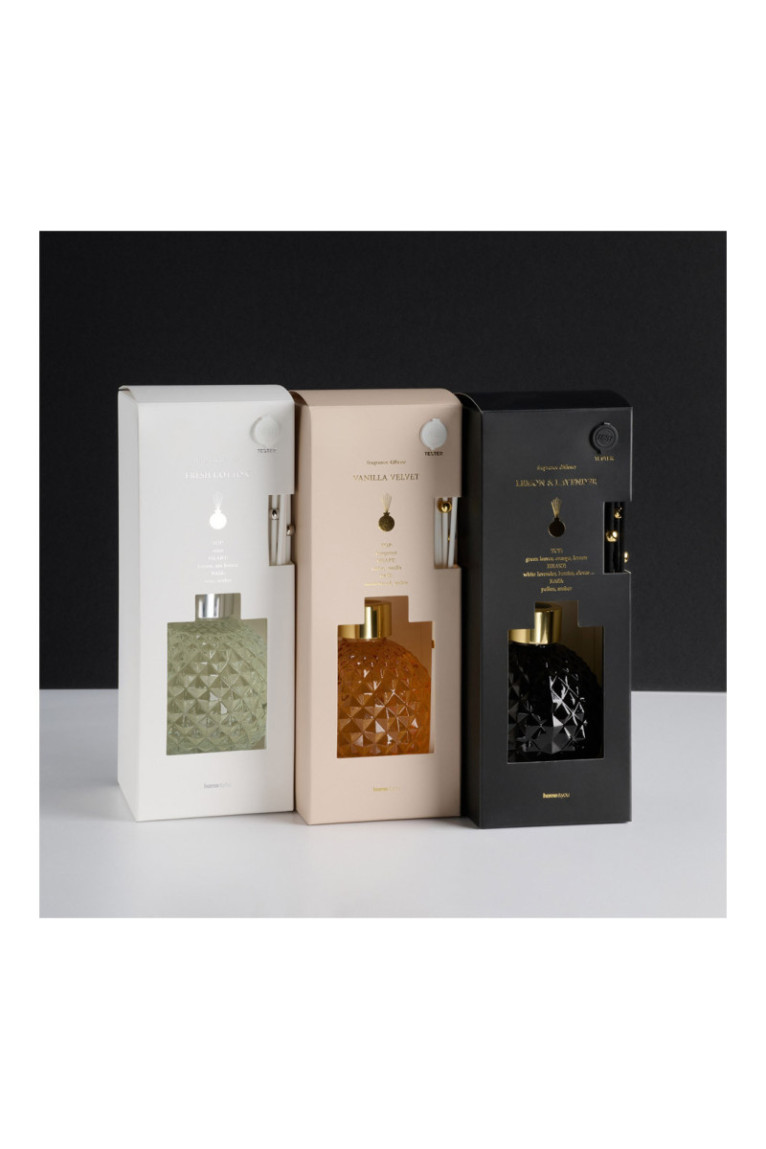 Diffuseur de parfum Cristalia Noir 9 x 9 x 10 cm
