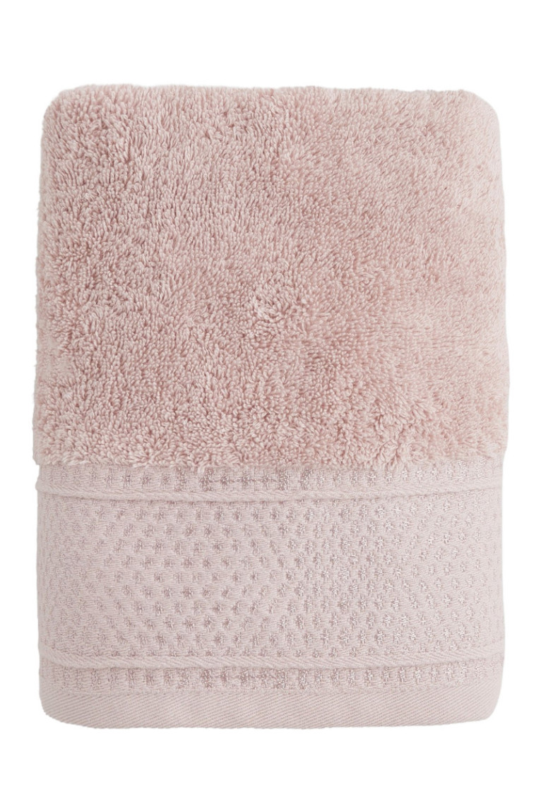 Serviette de bain Destello Rose clair 50 x 90 cm