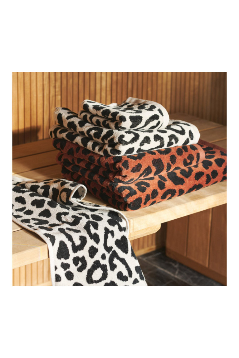 Drap de bain Panther Beige 70 x 130 cm
