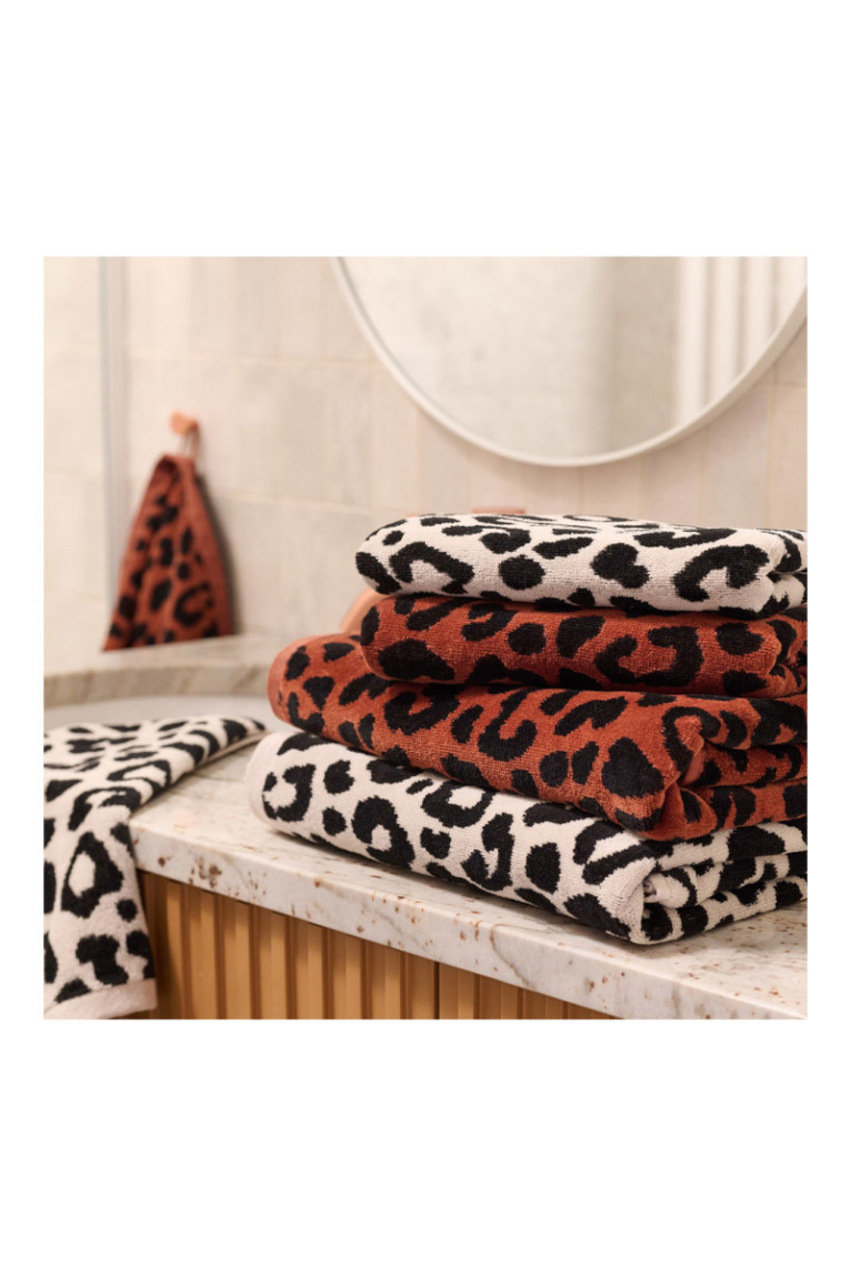 Drap de bain Panther Beige 70 x 130 cm