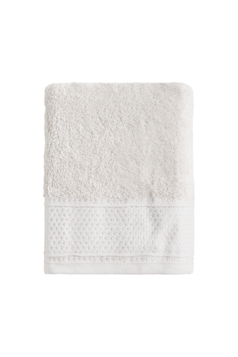 Serviette de toilette Destello Gris 50 x 90 cm