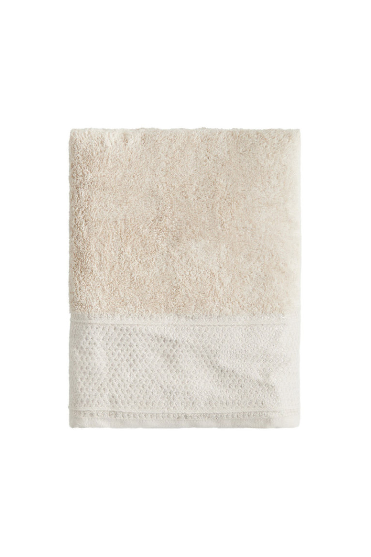 Drap de bain Destello Beige clair 70 x 130 cm