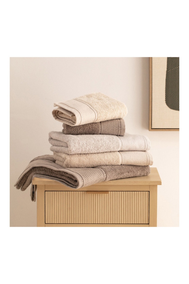 Serviette de bain Destello Marron clair 50 x 90 cm