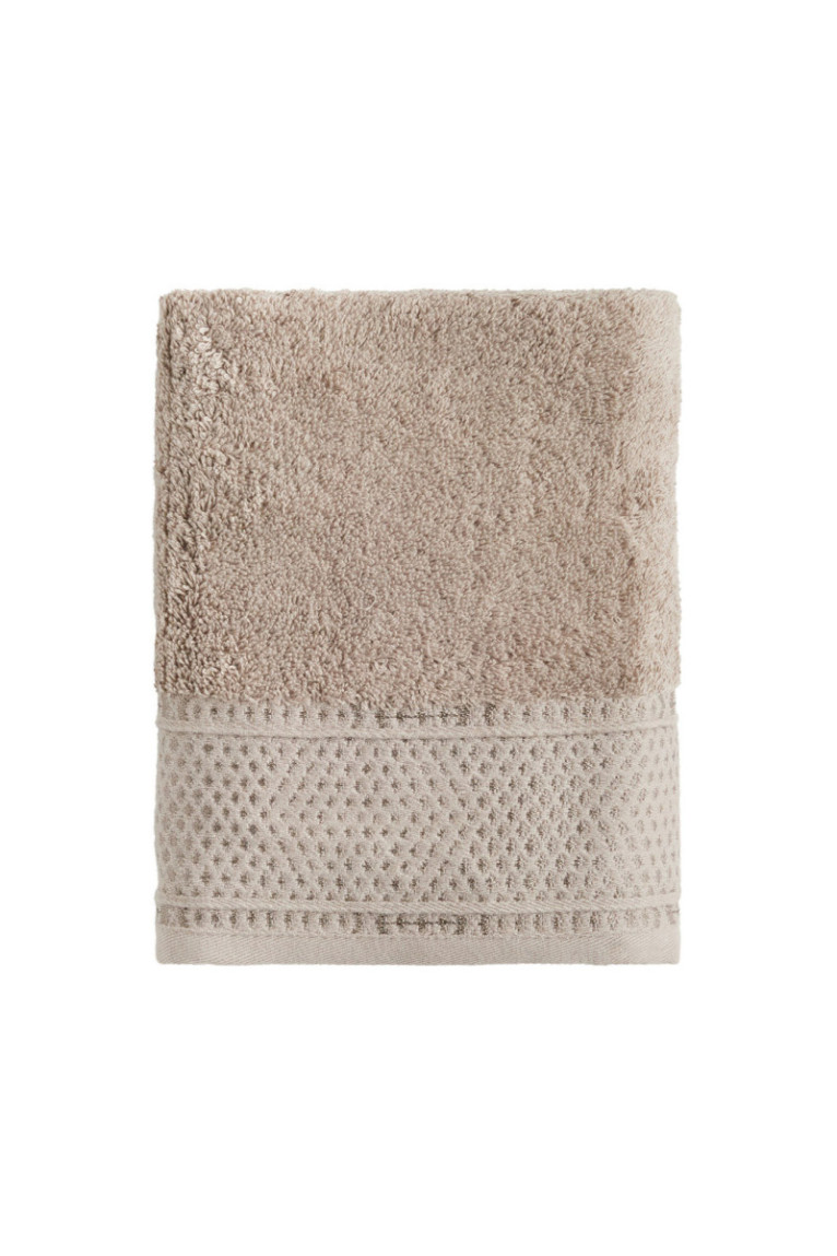 Serviette de bain Destello Marron clair 50 x 90 cm